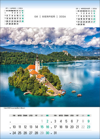 Kalendarz wieloplanszowy STANDARD – Wonderfull World | J-WP 132