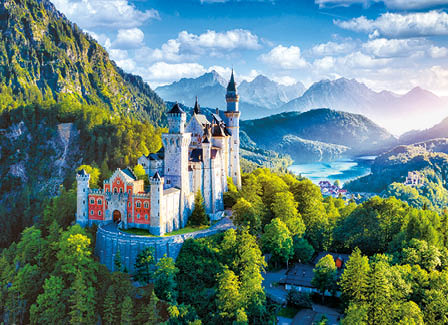 Kalendarz trójdzielny STANDARD – Zamek w Bawarii | J-T 79 BK