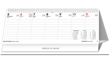 Terminarz biurkowy STOJĄCY – Biuro | J-TBS156