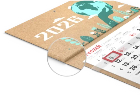 Kalendarz jednodzielny ECO | KA-KJ/E