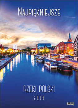Kalendarz wieloplanszowy STANDARD – Najpiękniejsze rzeki Polski | J-WP123