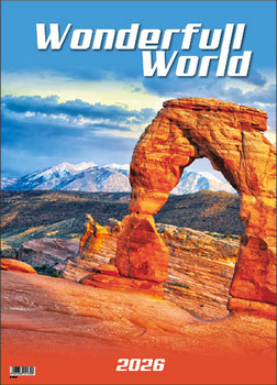 Kalendarz wieloplanszowy STANDARD – Wonderfull World | J-WP132