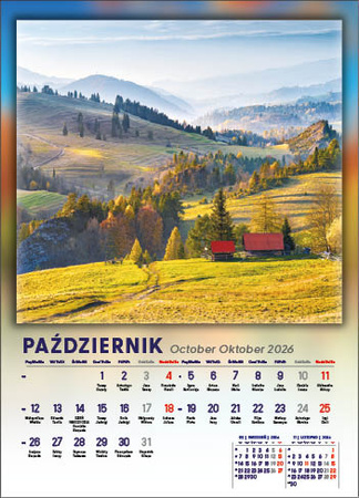 Kalendarz wieloplanszowy STANDARD – 4 pory roku | J-WP 115